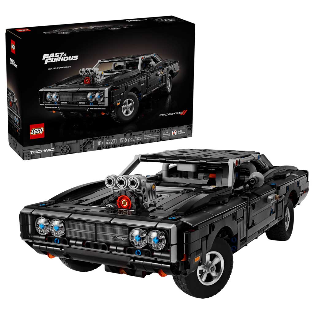 imagen de LEGO® Technic: Coche Dodge Charger R/T de Rápido y Furioso (42231) 1