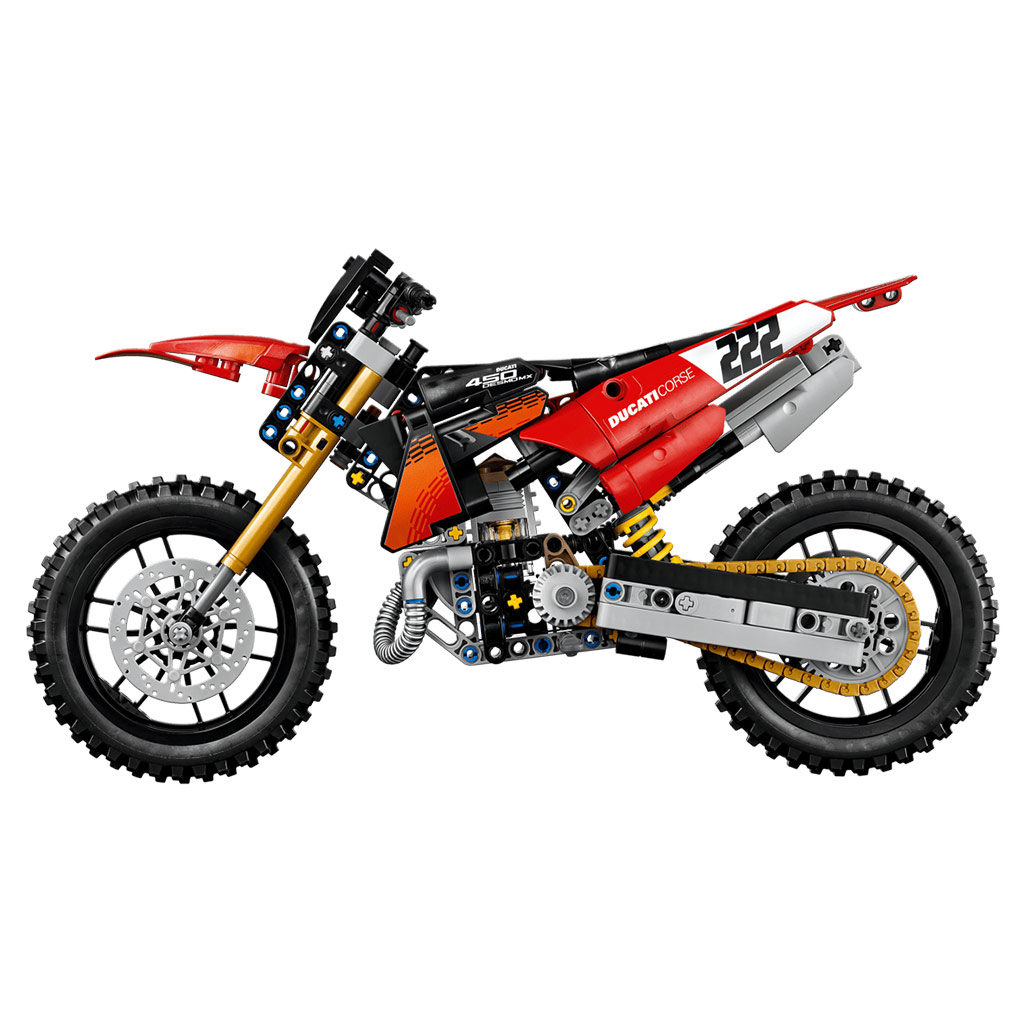 imagen de LEGO® Technic: Ducati Desmo450 MX Factory motocicleta (42238) 3