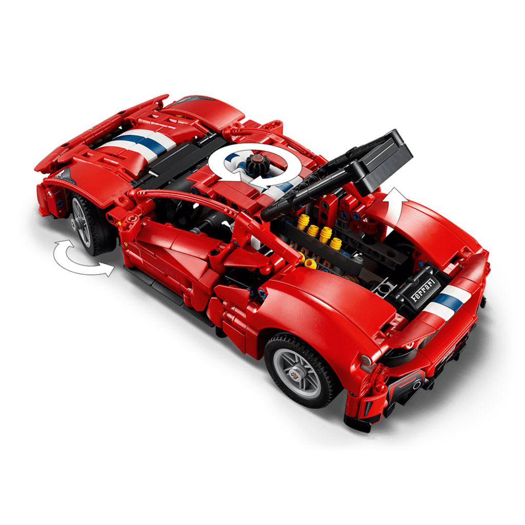imagen de LEGO® Technic: Ferrari 488 Pista coche (42235) 6