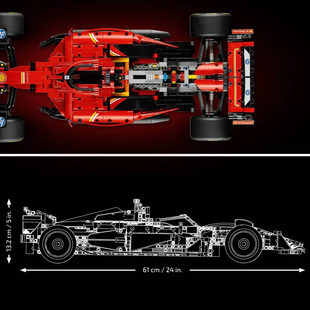 imagen de LEGO® Technic: Ferrari SF-24 F1 coche (42207) 8