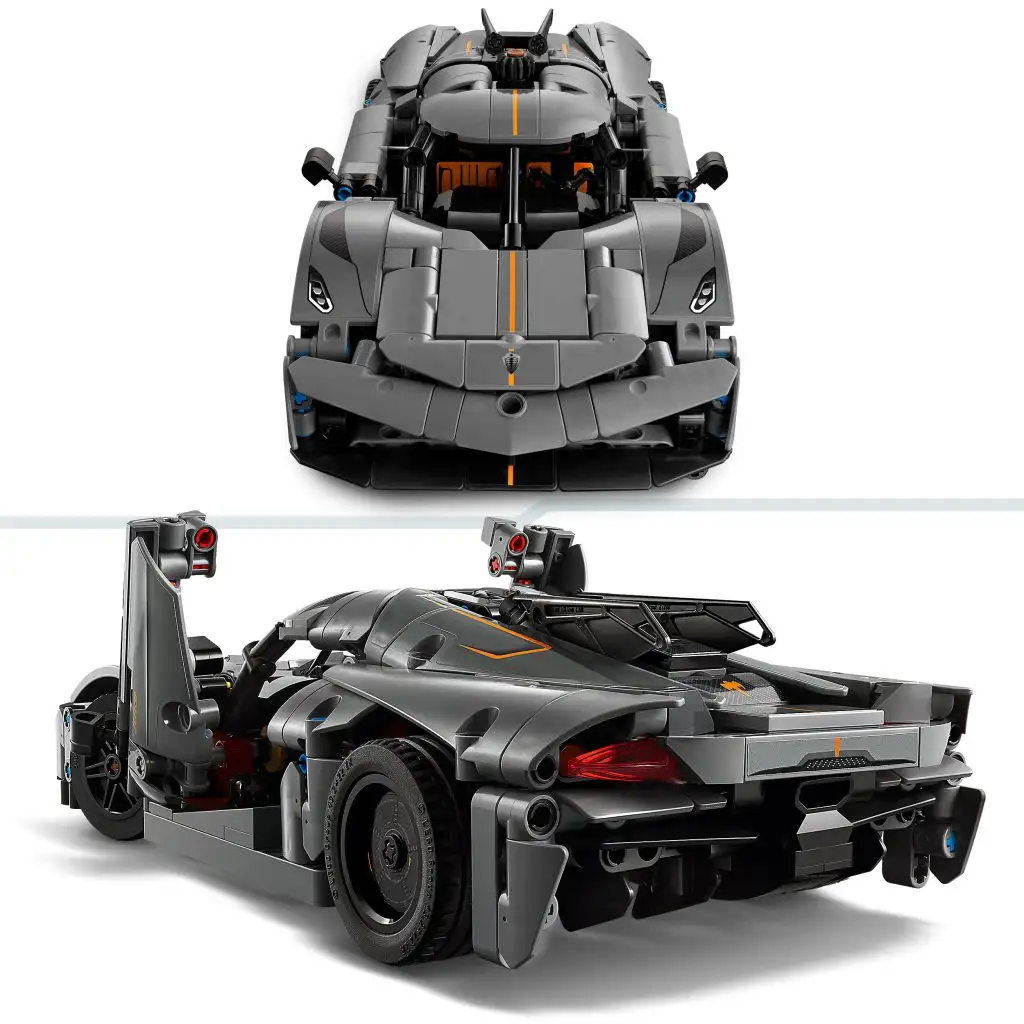 imagen de LEGO® Technic: Koenigsegg Jesko Absolut coche hiper gris (42173) 2