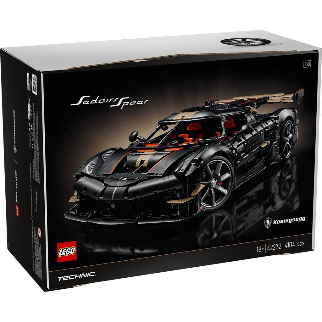 imagen de LEGO® Technic: Koenigsegg Sadair's Spear supercoche (42232) 10