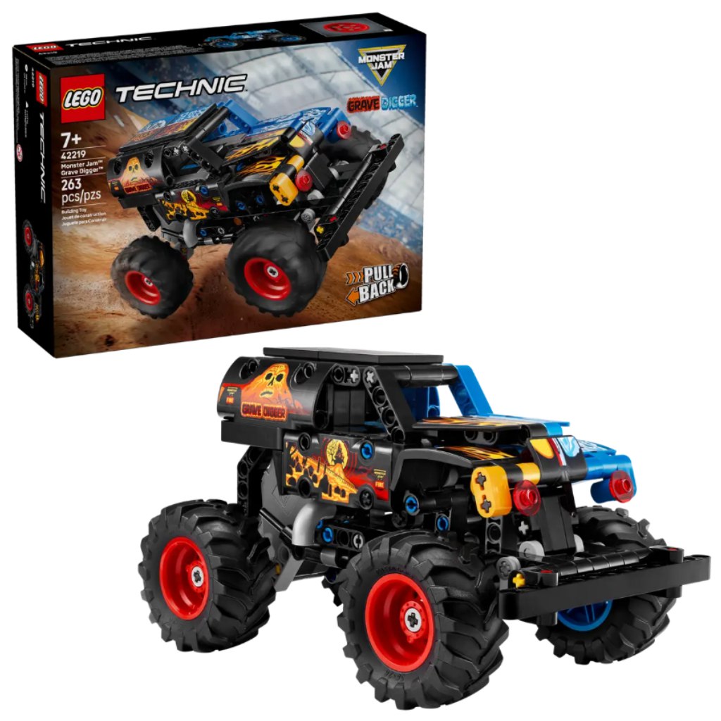 imagen de LEGO® Technic: Monster Jam™ Grave Digger™ fuego y hielo (42219) 1