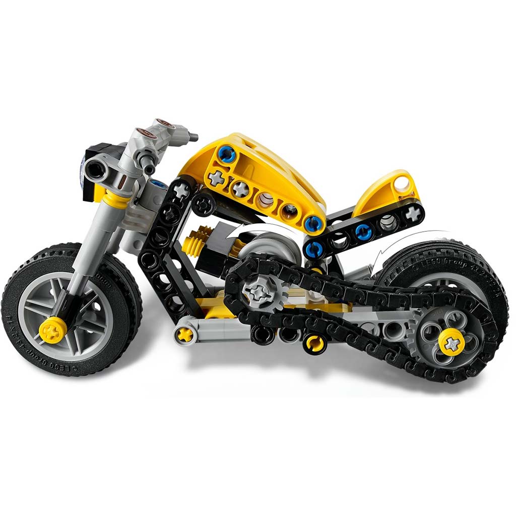 imagen de LEGO® Technic: Motocicleta amarilla (42225) 6