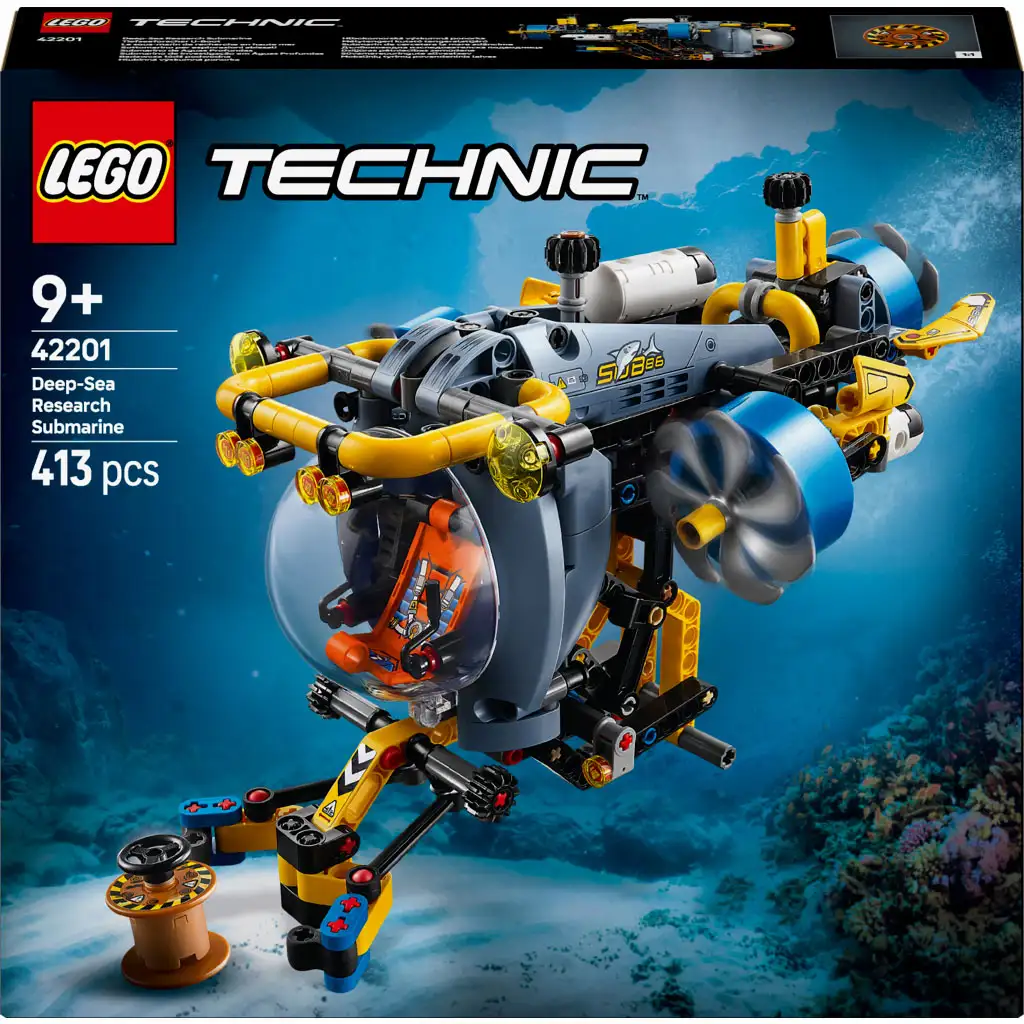 imagen de LEGO® Technic: Submarino de investigación de aguas profundas (42201) 1