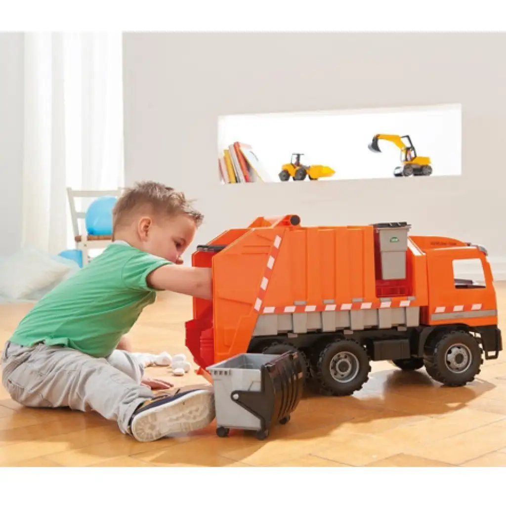 imagen de LENA: Camión de basura gigante Mercedes-Benz Actros 64cm 3