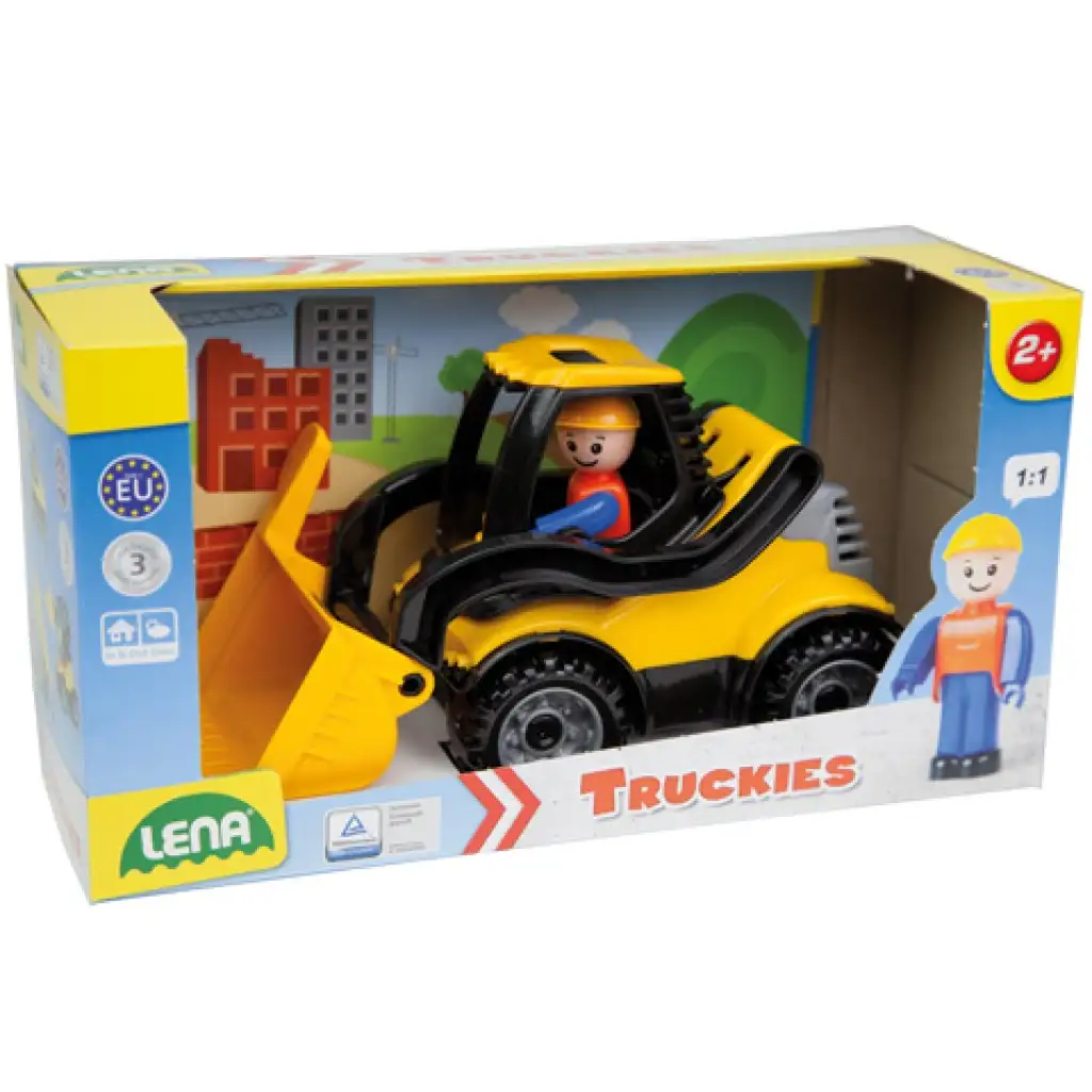 imagen de LENA: Camión de obras con figura 21cm 2