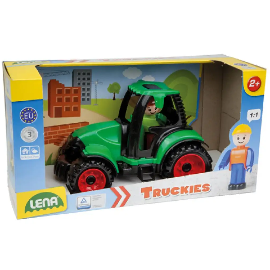 imagen de LENA: Camiónes tractor con figura de 17 cm 2
