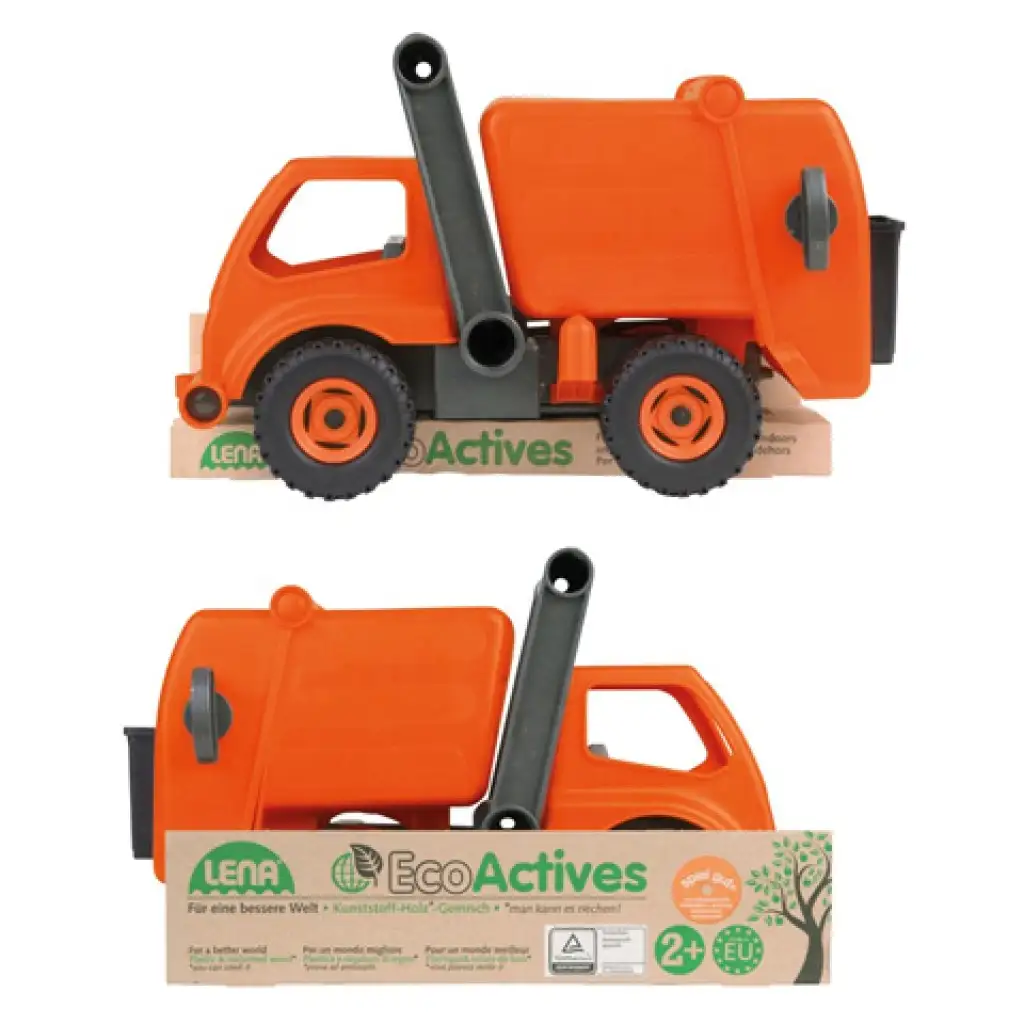 imagen de LENA: ECO camión de basura naranja 31cm 2