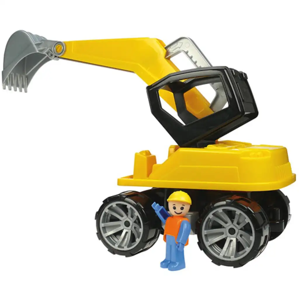 imagen de LENA: Excavadora Truxx con figura 36cm 2