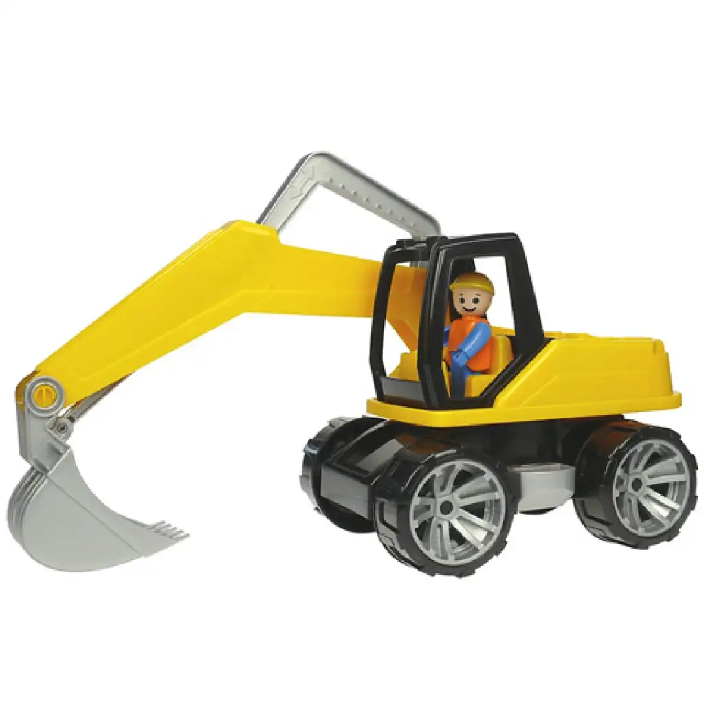 imagen de LENA: Excavadora Truxx con figura 36cm 1