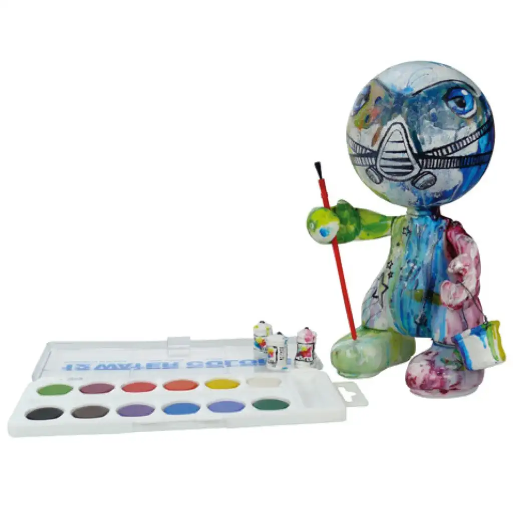 imagen de LENA: Figura de niño sentado para pintar Empy 18cm 2