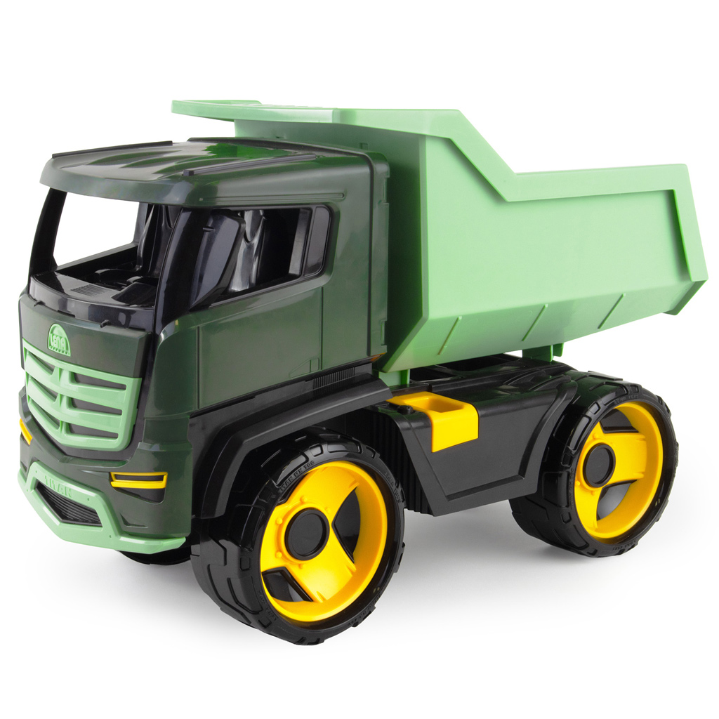 imagen de LENA: GIGA TRUCKS camión Titán verde oscuro volquete 51 cm 1