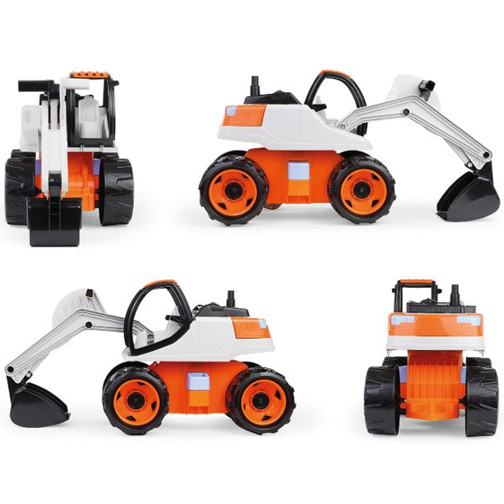 imagen de LENA: GIGA TRUCKS excavadora de horas en color naranja de 63 cm 2