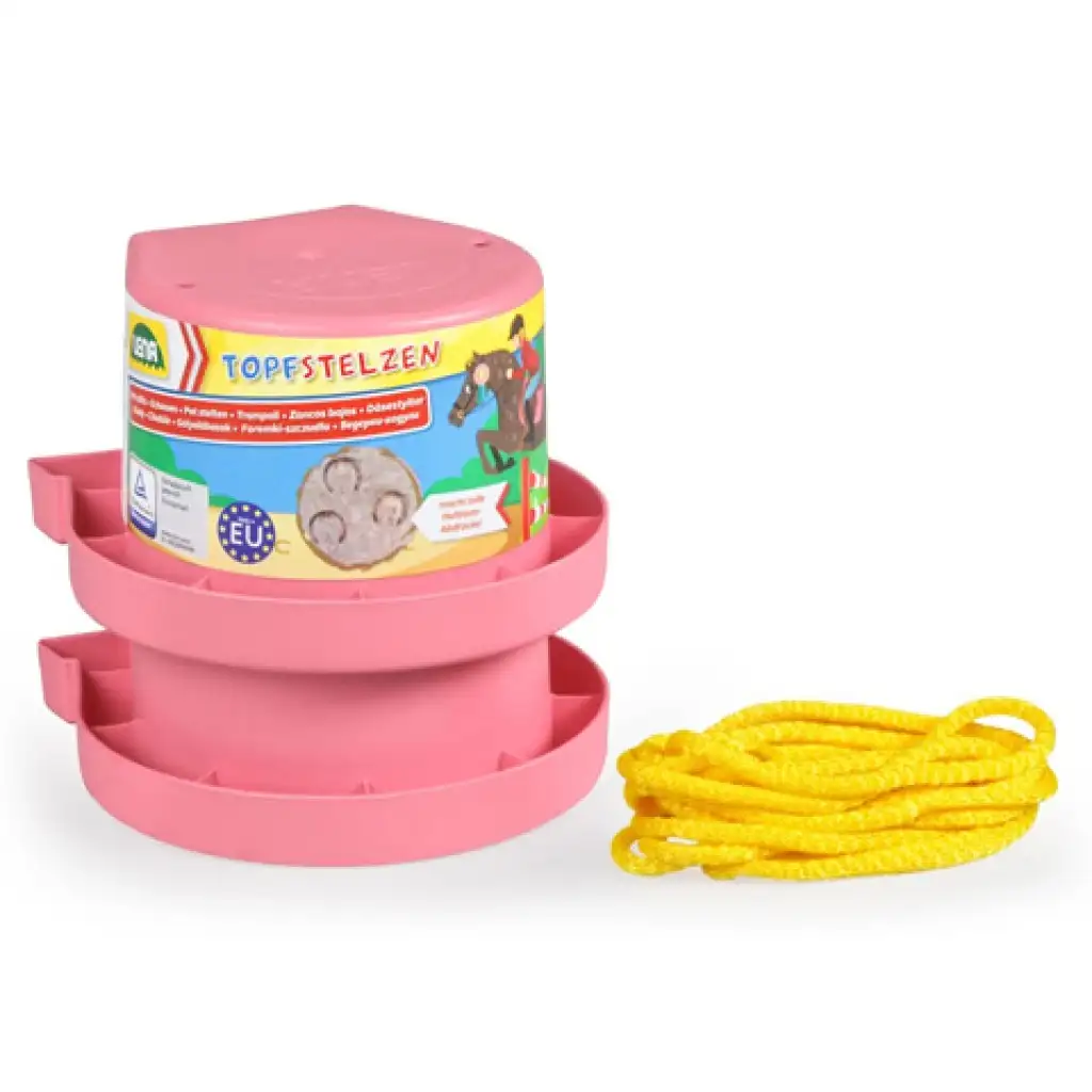 imagen de LENA: Juguete andador rosa con diseño de herradura 2