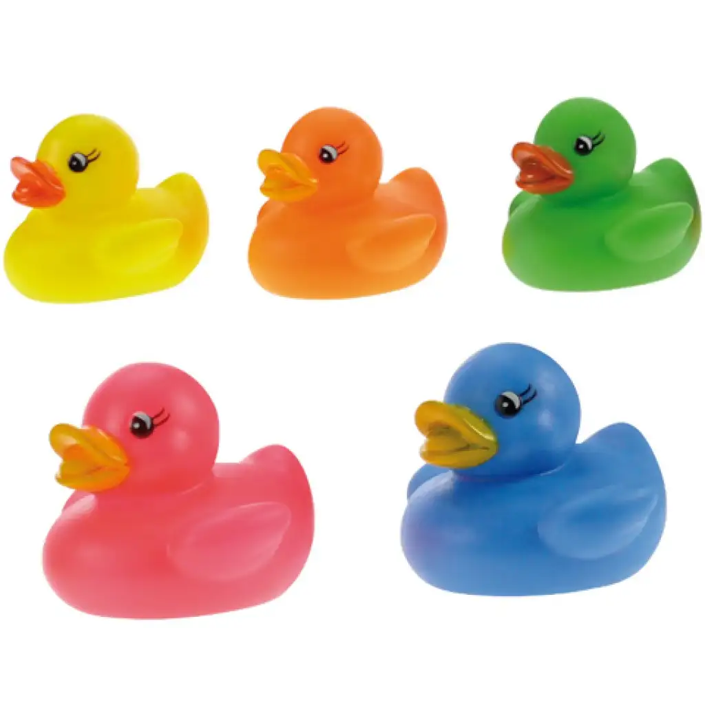 imagen de LENA: Juguete de baño pato colorido en varias versiones 1