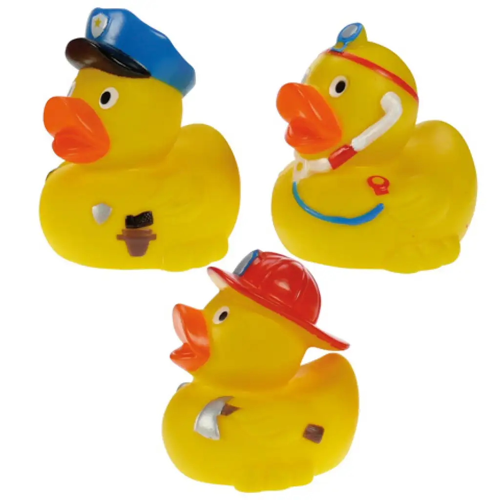 imagen de LENA: Juguete de baño pato con profesión en varias versiones 1