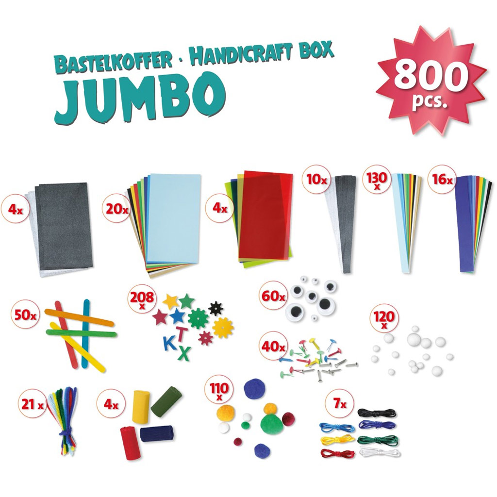 imagen de LENA: Jumbo set de manualidades creativas 800 piezas 3