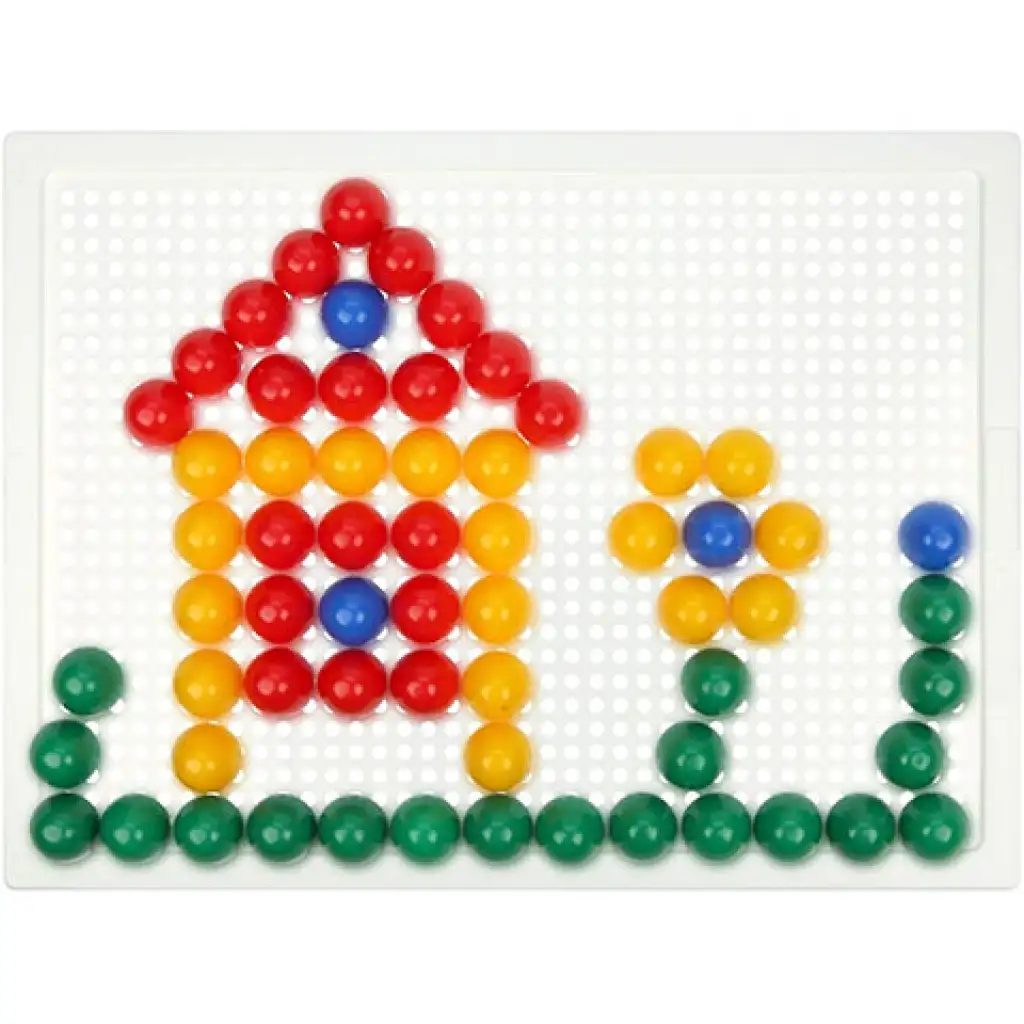 imagen de LENA: Kit creativo de mosaico transparente de puntos de 15mm 80 unidades 2