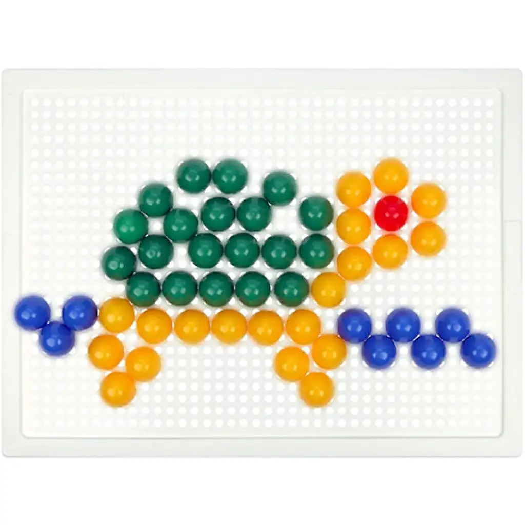 imagen de LENA: Kit creativo de mosaico transparente de puntos de 15mm 80 unidades 3