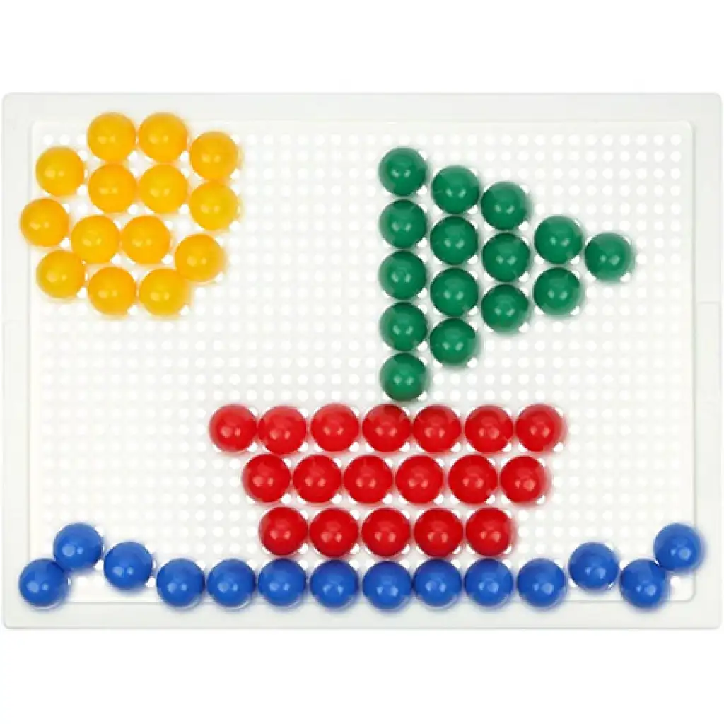imagen de LENA: Kit creativo de mosaico transparente de puntos de 15mm 80 unidades 4