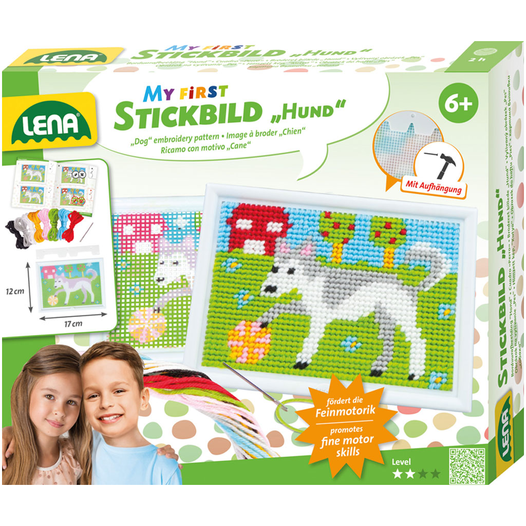 imagen de LENA: Kit de bordado con diseño de perro 1