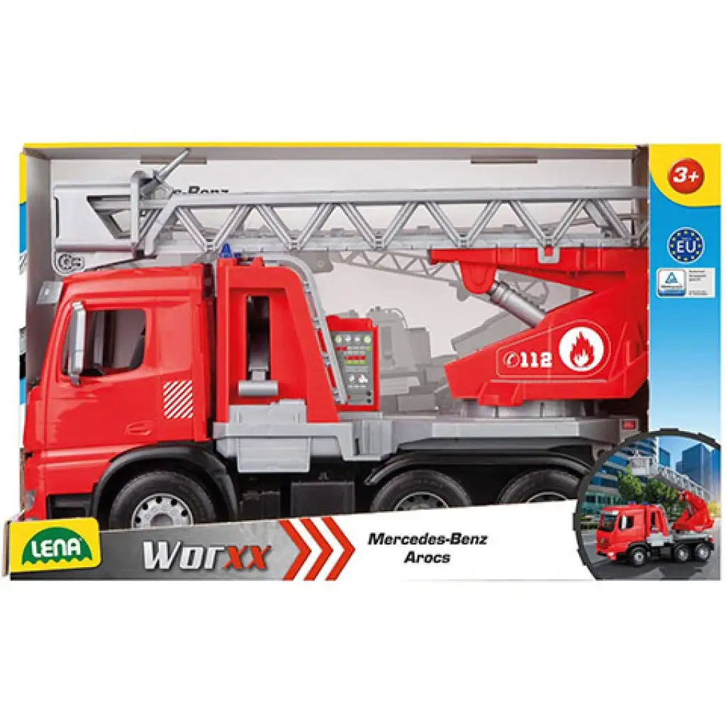 imagen de LENA: Mercedes-Benz Arocs camión de bomberos con escalera 48cm 1
