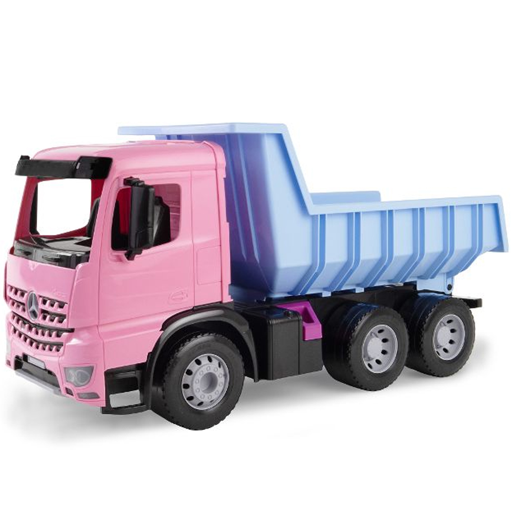 imagen de LENA: Mercedes-Benz Arocs volquete rosa 67 cm 1