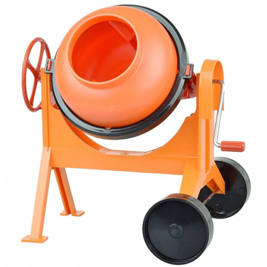 imagen de LENA: Mezcladora de cemento de color naranja 1