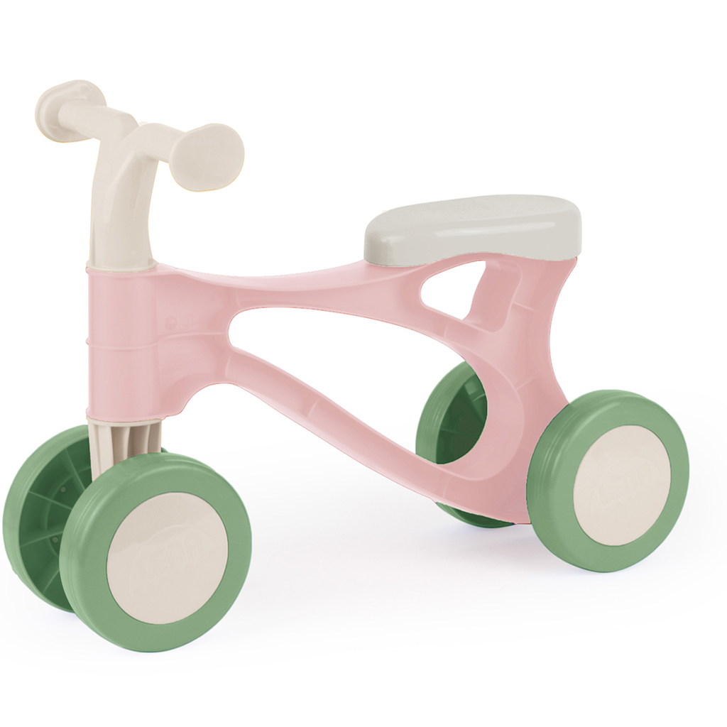 imagen de LENA: Moto a pedales en color rosa pastel 1