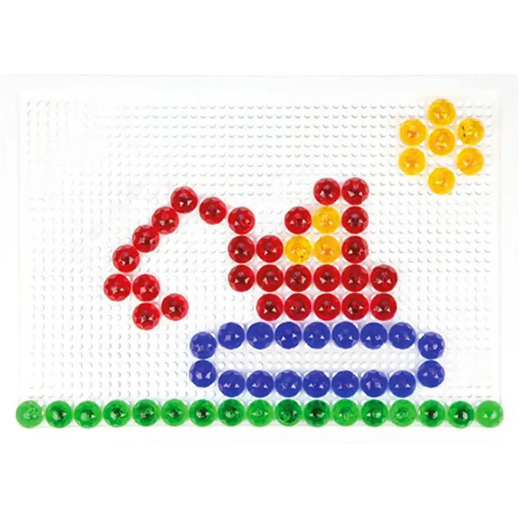 imagen de LENA: Set creativo de mosaico transparente de puntos 15mm 120 piezas 3
