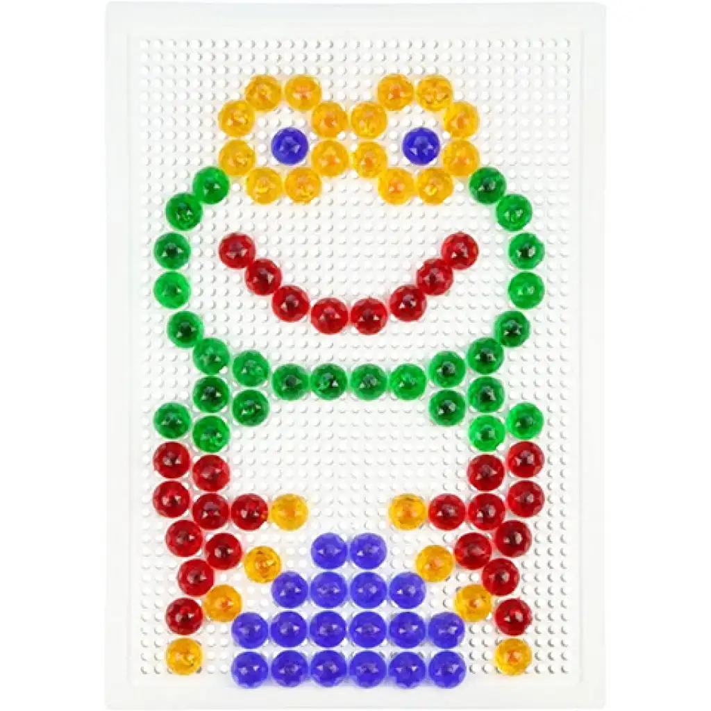imagen de LENA: Set creativo de mosaico transparente de puntos 15mm 120 piezas 4