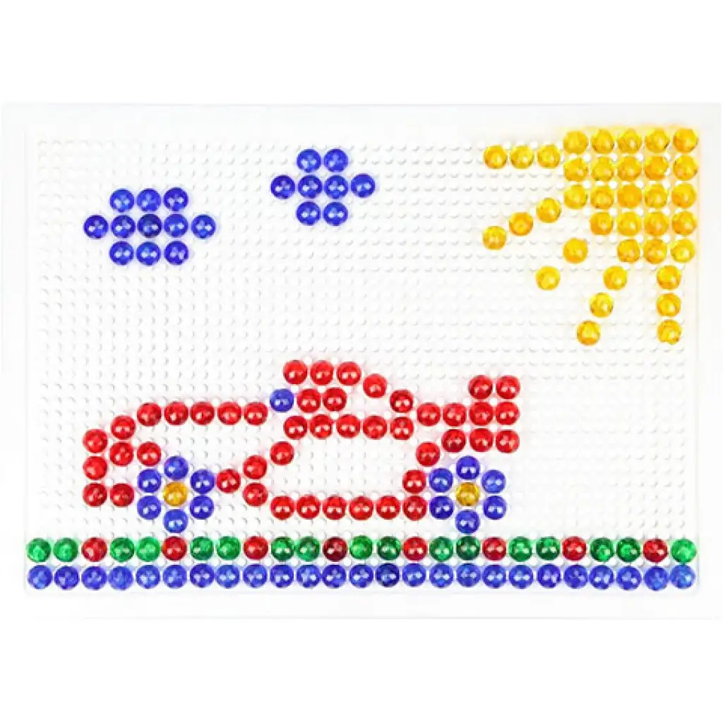 imagen de LENA: Set creativo de mosaico transparente de puntos de 10mm 260 piezas 2