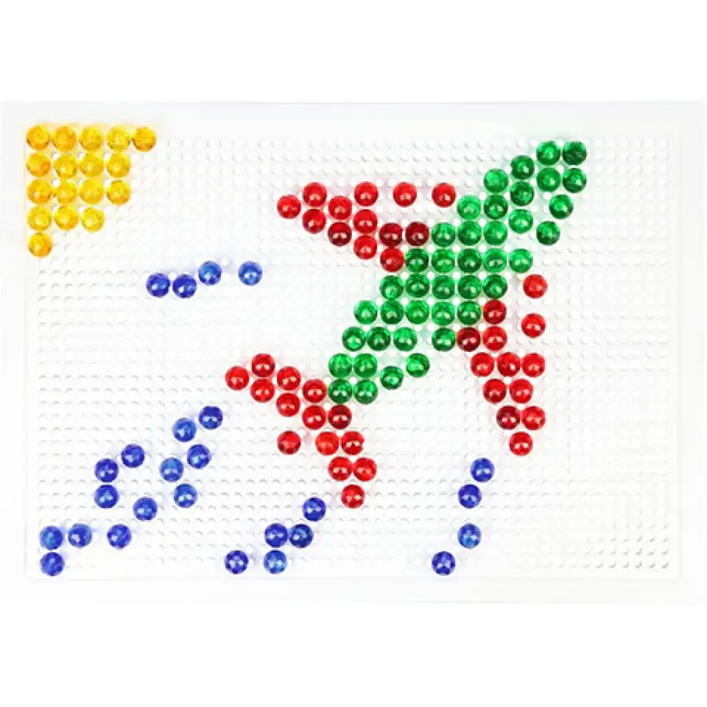 imagen de LENA: Set creativo de mosaico transparente de puntos de 10mm 260 piezas 3