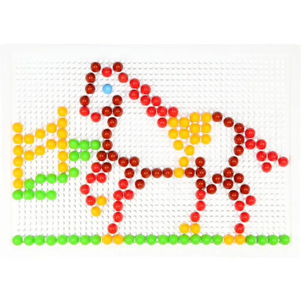 imagen de LENA: Set creativo de mosaicos transparentes de puntos de 10mm 200 piezas 4