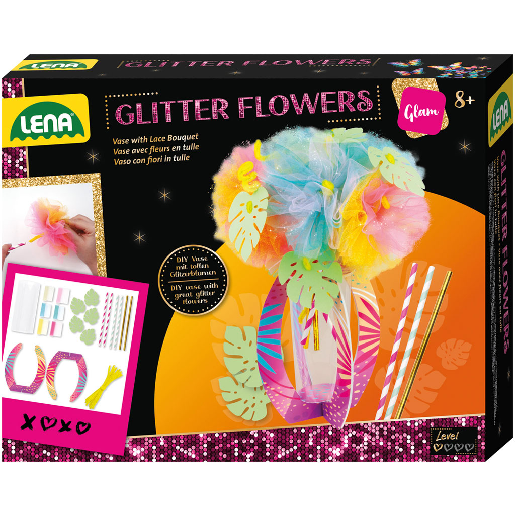 imagen de LENA: Set creativo para hacer ramos de flores brillantes 1