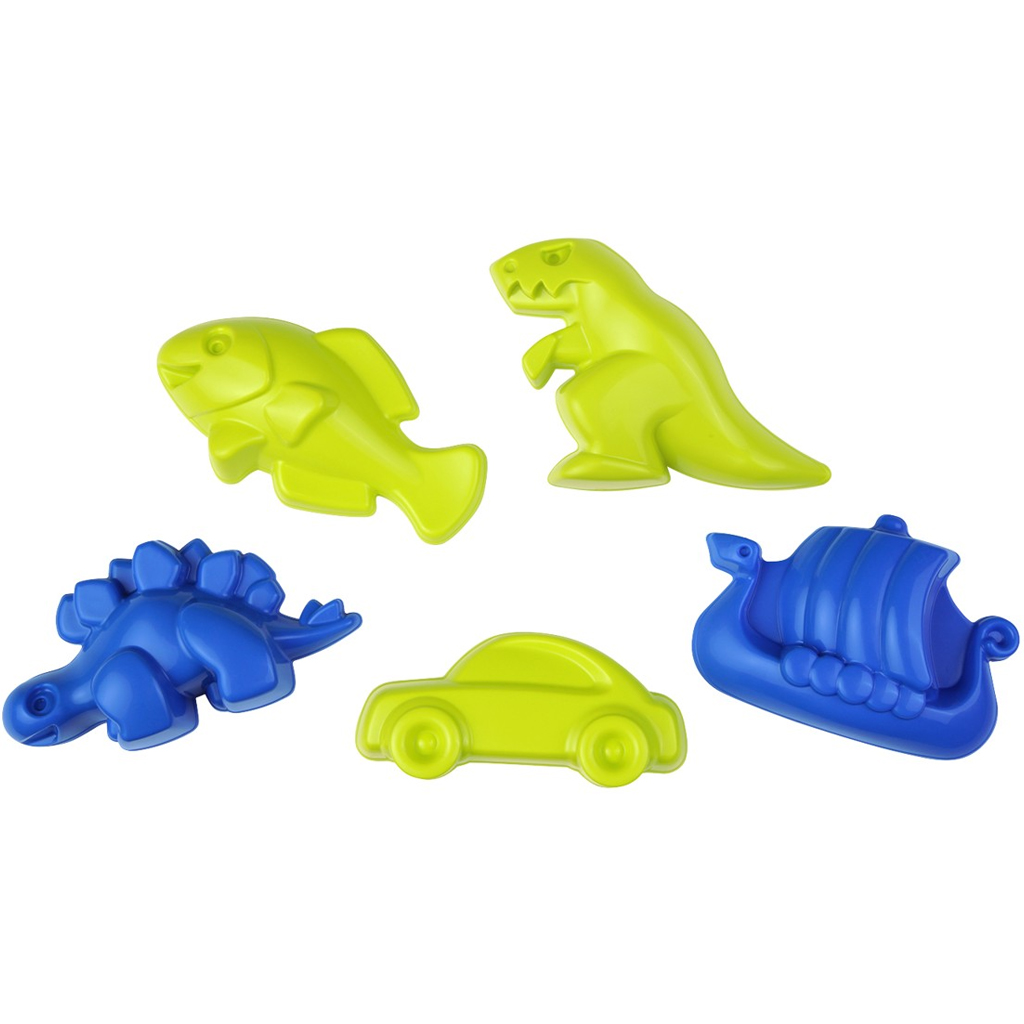 imagen de LENA: Set de arena con dinosaurios en red de 5 piezas 1