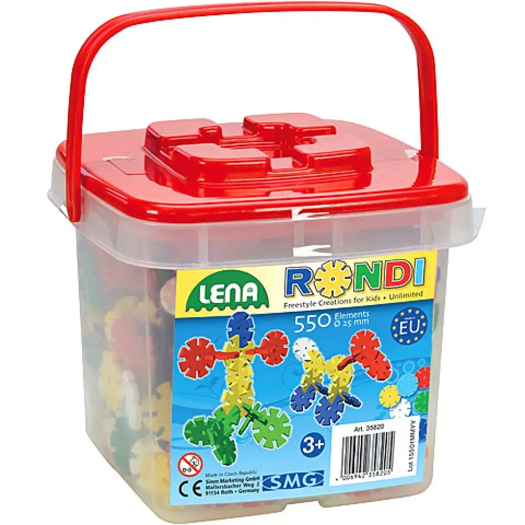 imagen de LENA: Set de construcción Rondi de 25mm y 550 piezas 1