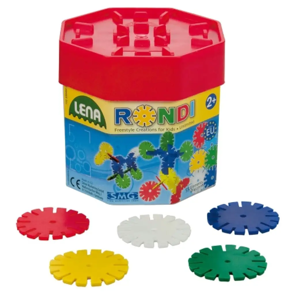 imagen de LENA: Set de construcción Rondi de 45mm y 55 piezas 1