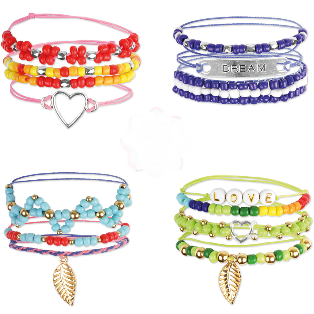 imagen de LENA: Set de creación de pulseras de amistad con cuentas 3