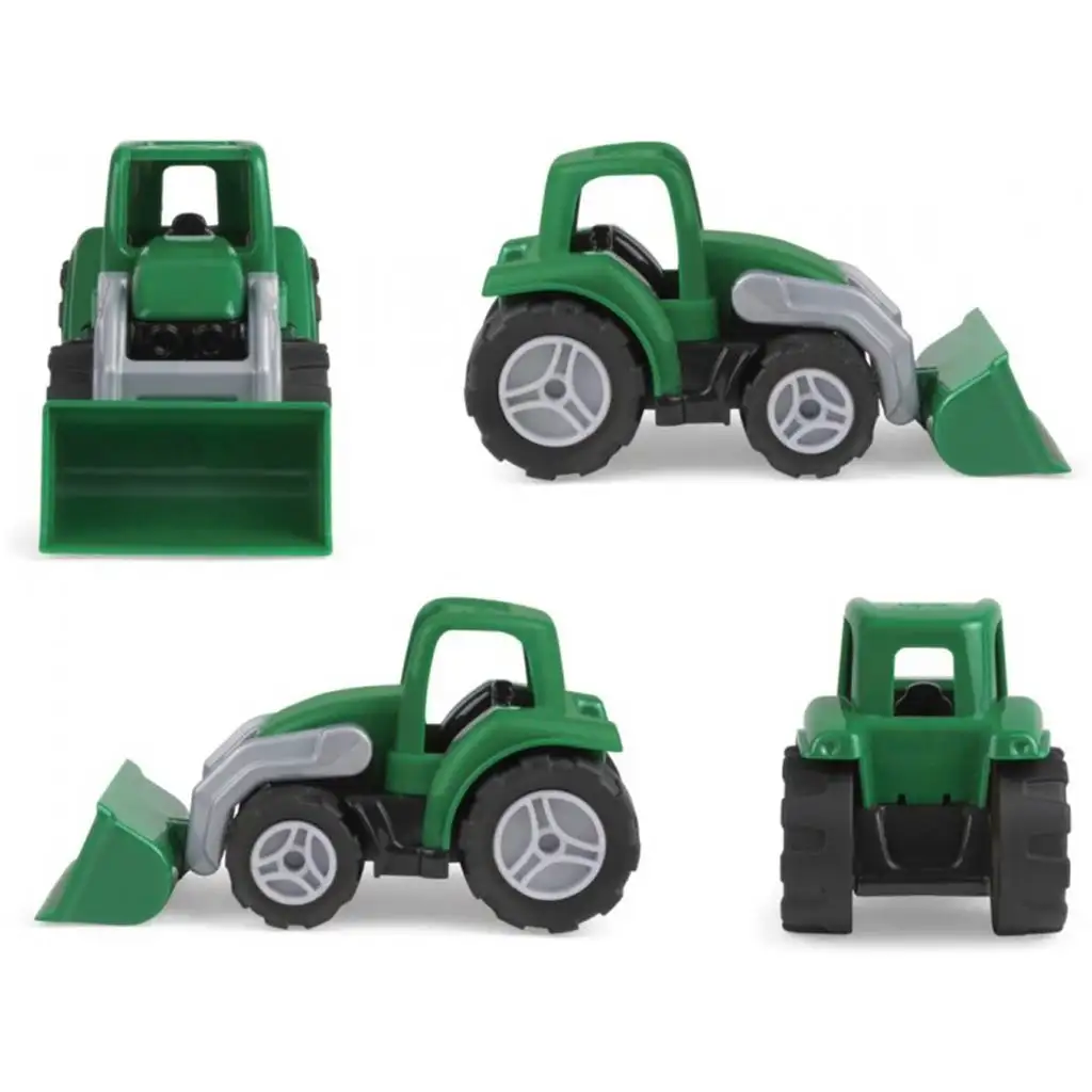 imagen de LENA: Workies máquinas de trabajo - Tractor con pala cargadora de 12 cm 2