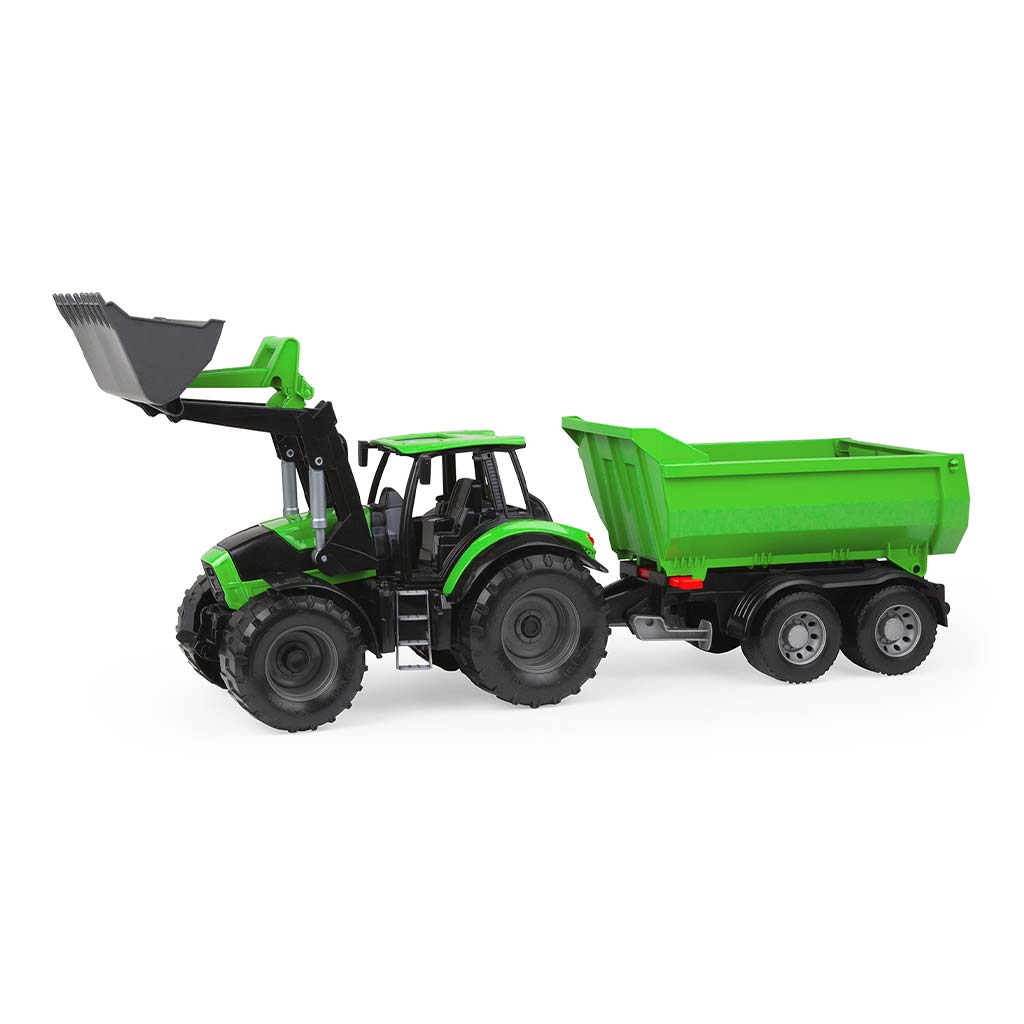 imagen de LENA: Worxx Deutz-Fahr Agrotron 7250 TTV tractor con remolque en caja de 74cm 2