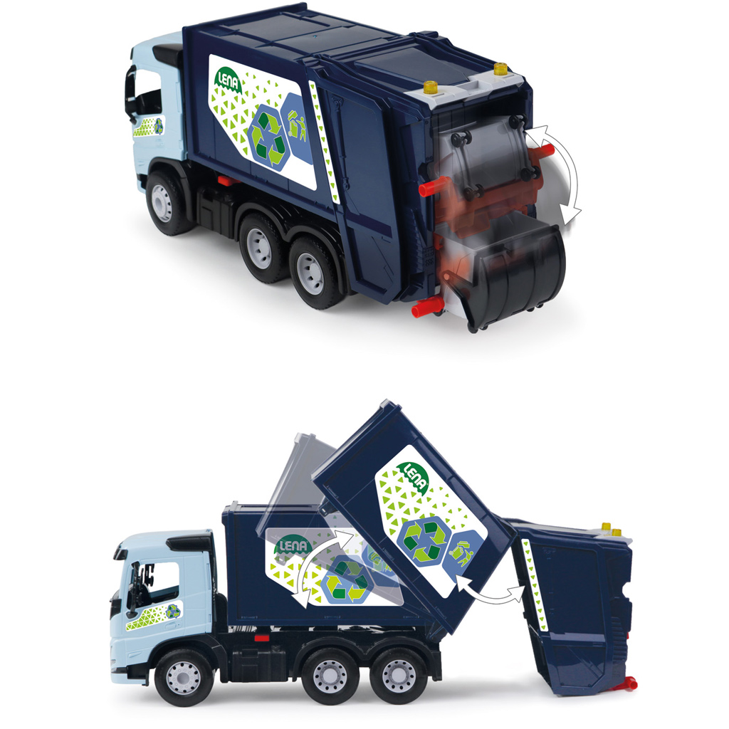 imagen de LENA: Worxx Volvo FMX camión de basura con caja 54cm 3