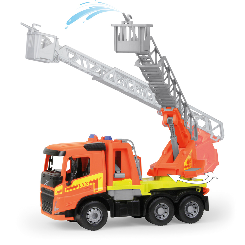 imagen de LENA: Worxx Volvo FMX camión de bomberos con escalera 48cm 2