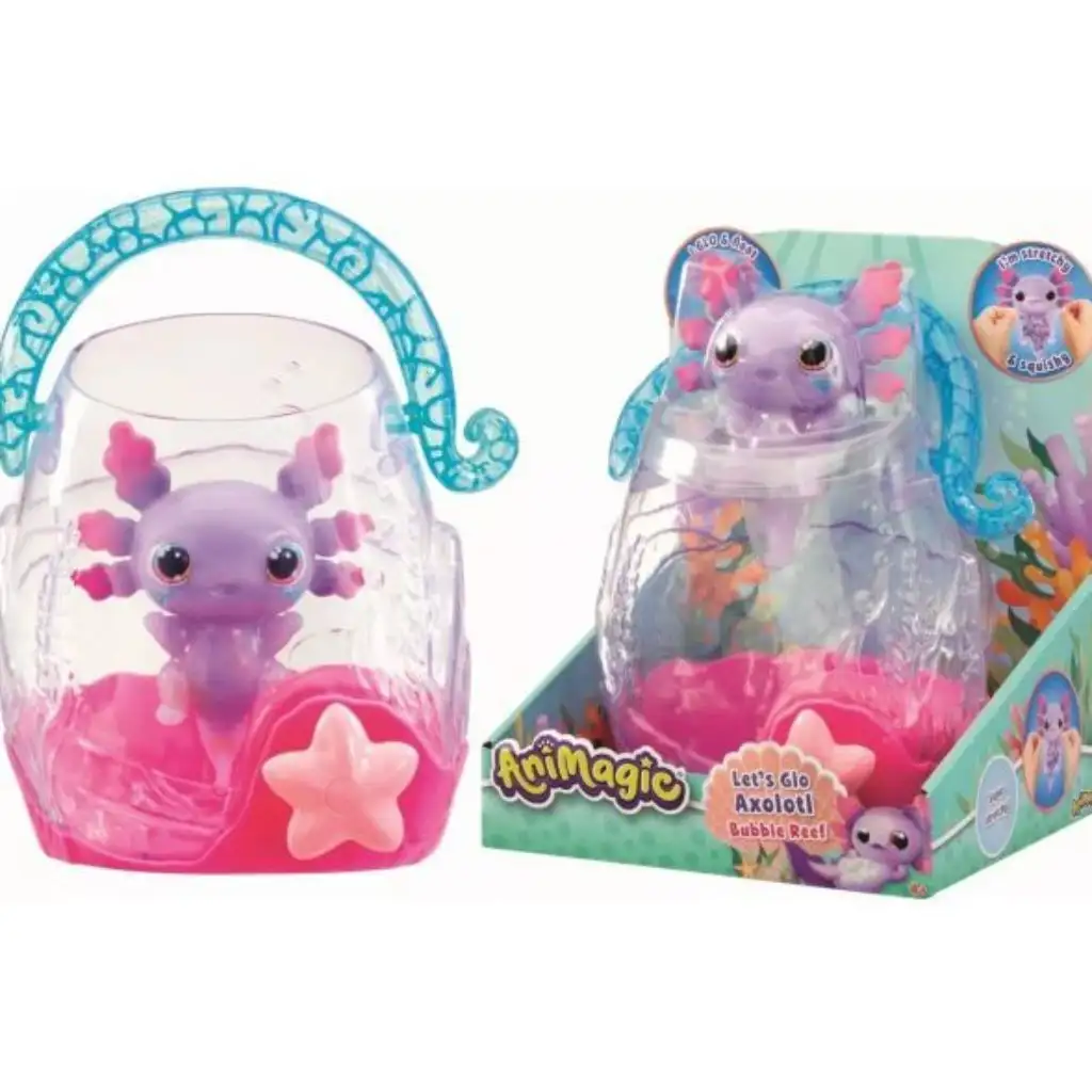 imagen de Let’s Glo Axolotl: Set de amigos acuáticos luminosos 1