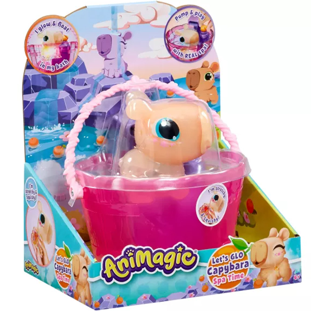 imagen de Let's Glo Capybara - Set de amigo acuático luminoso 1
