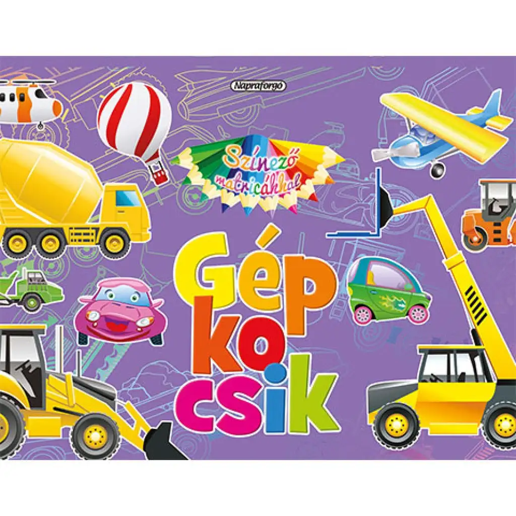 imagen de Libro de pegatinas para colorear - Coches 1