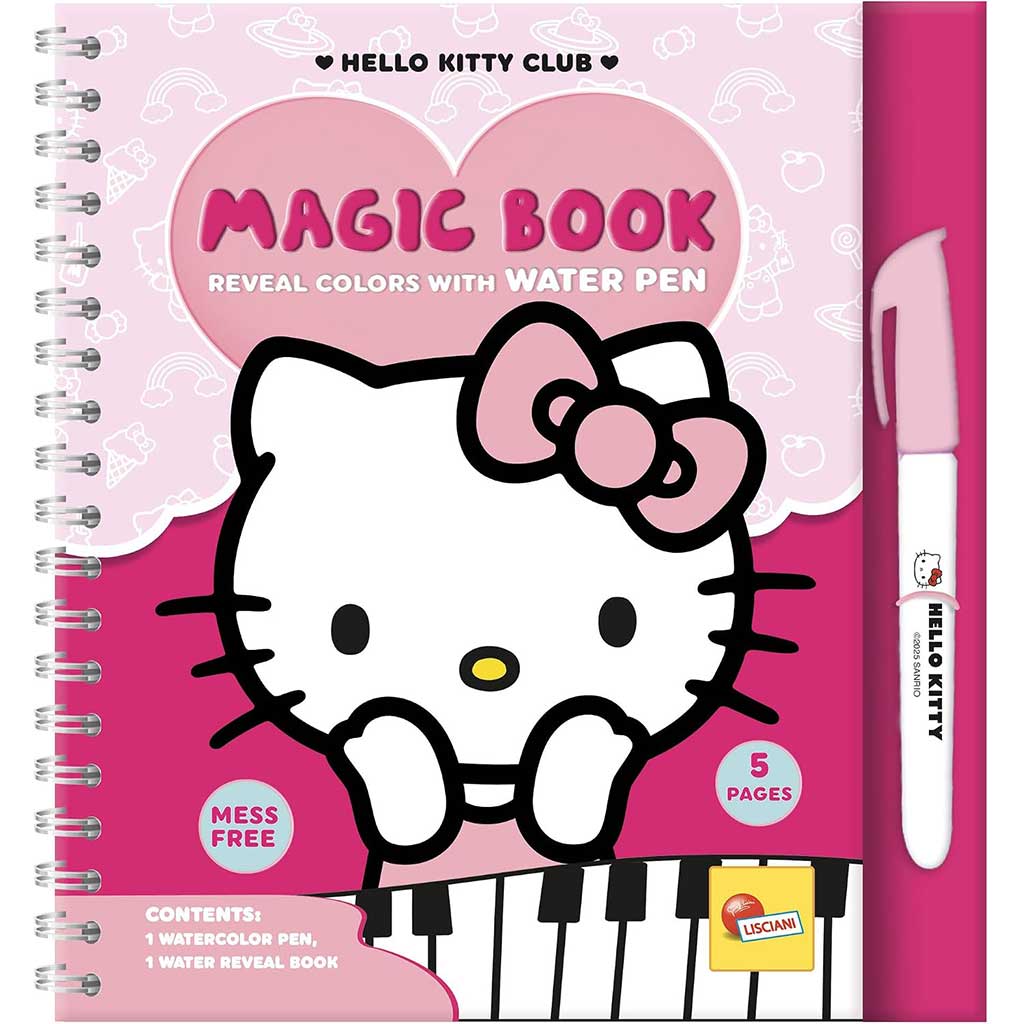 imagen de Libro mágico de Hello Kitty para dibujar con agua - Lisciani 1