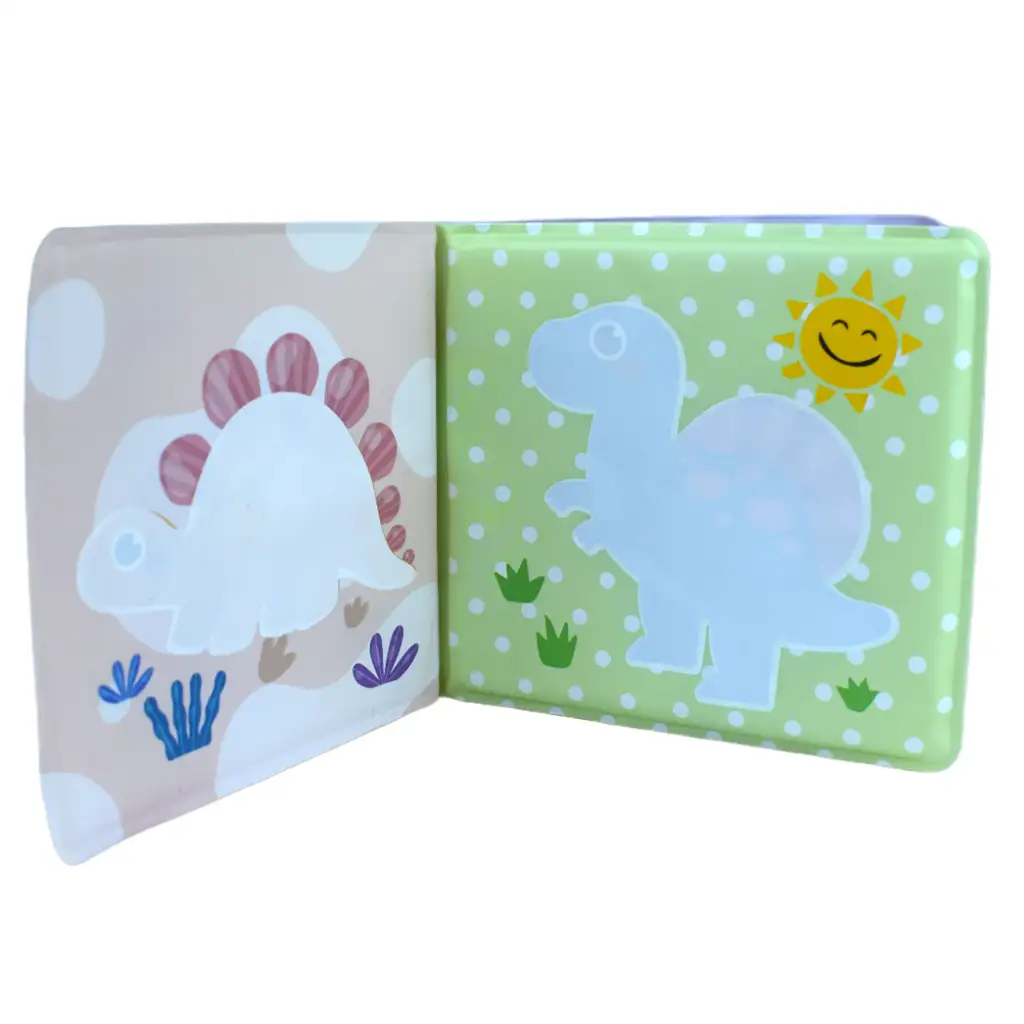 imagen de Libro para Bebés: Libro de baño suave de Dinosaurios 14x13cm 4