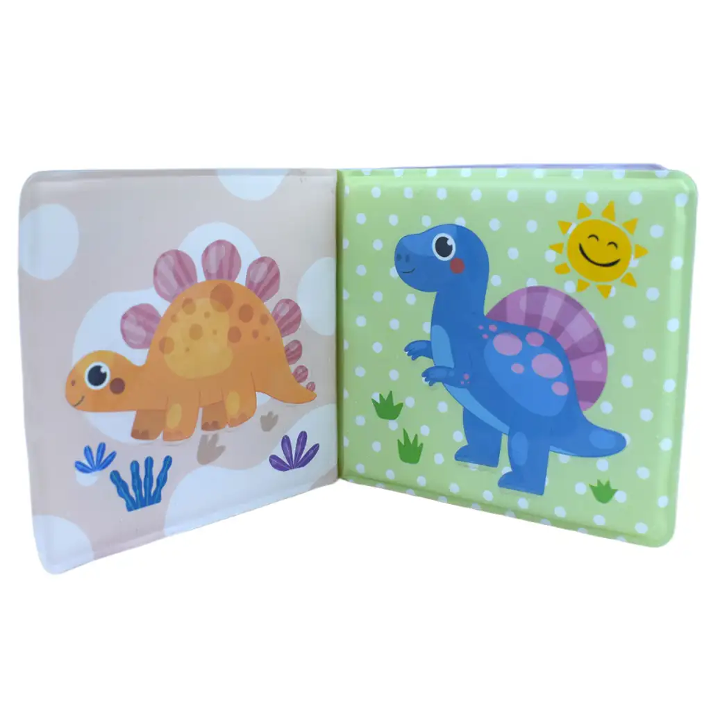 imagen de Libro para Bebés: Libro de baño suave de Dinosaurios 14x13cm 5
